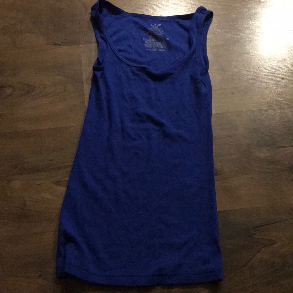 Blue tank